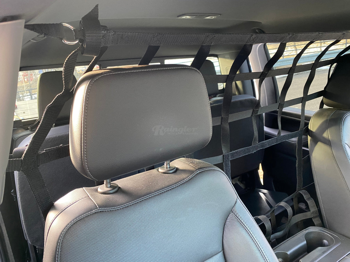 2015 - 2020 Chevrolet Tahoe Behind Front Seats Barrier Divider Net