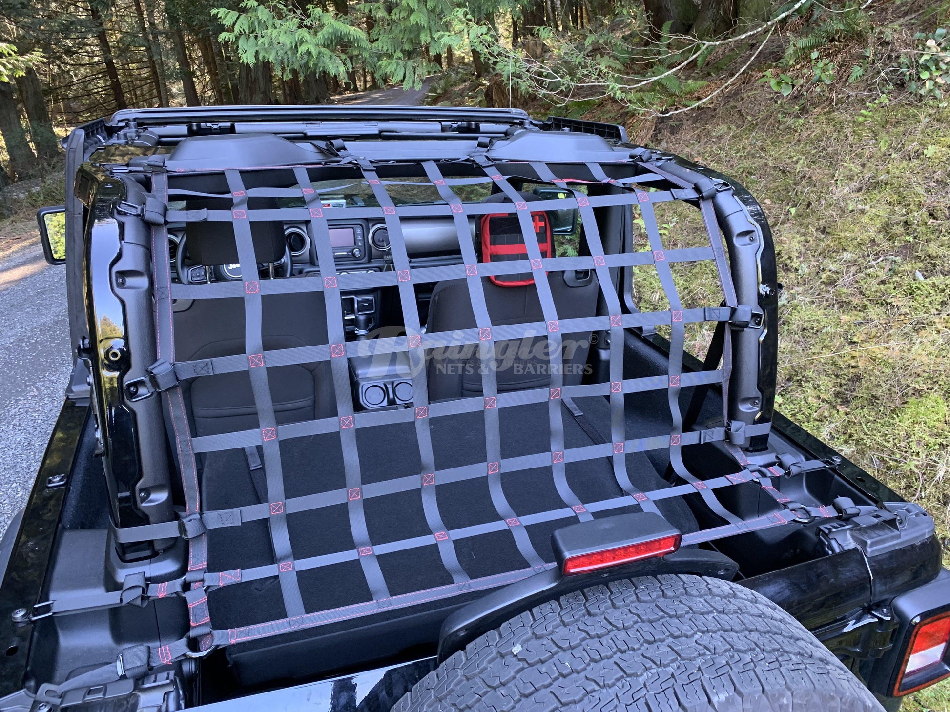 2018 - Newer Jeep Wrangler JL 2 Door 3 Piece Net System