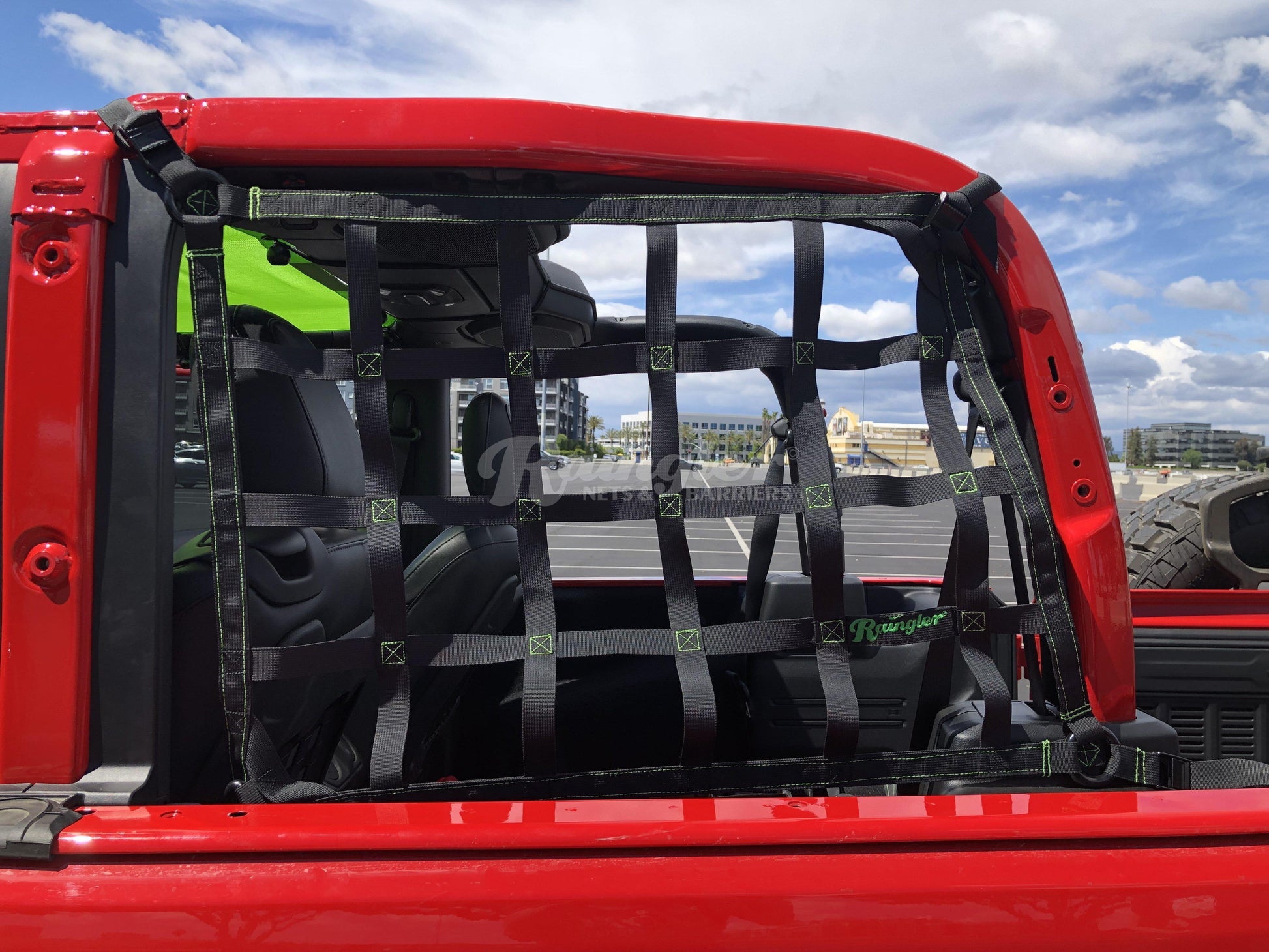 2018 - Newer Jeep Wrangler JL 2 Door 3 Piece Net System
