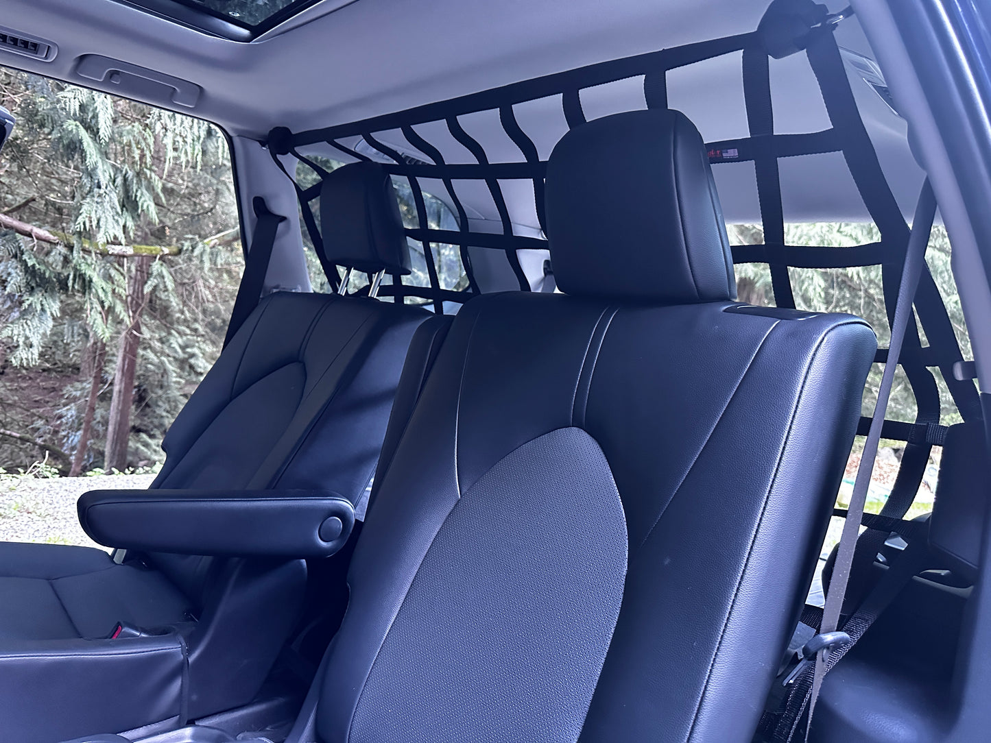 2023 - Newer Toyota Grand Highlander Behind 2nd Row Seats Rear Barrier Divider Net-Raingler