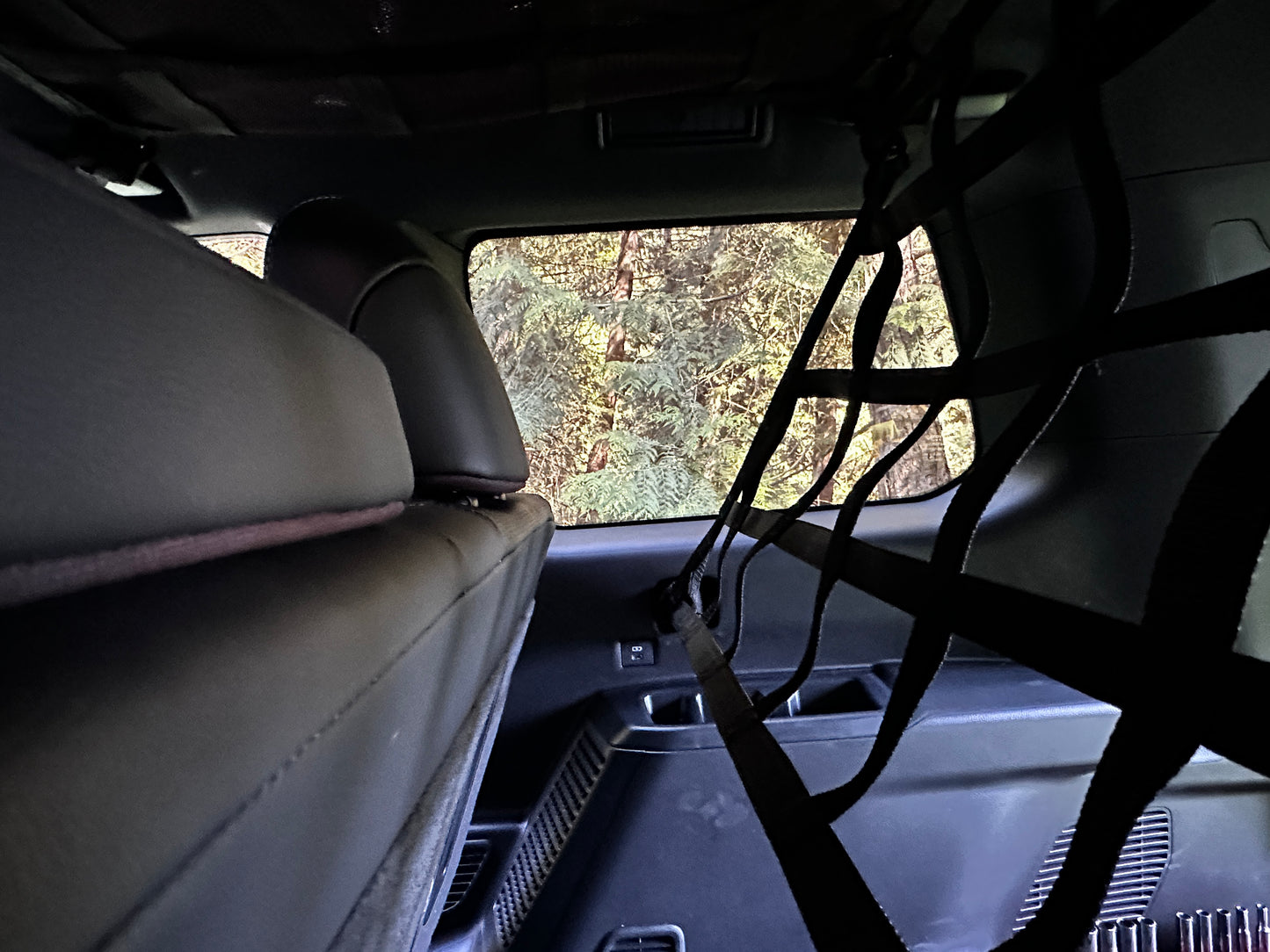 2024 - Newer Lexus GX550 Behind 2nd Row Seats Rear Upper Half Barrier Divider Net-Raingler