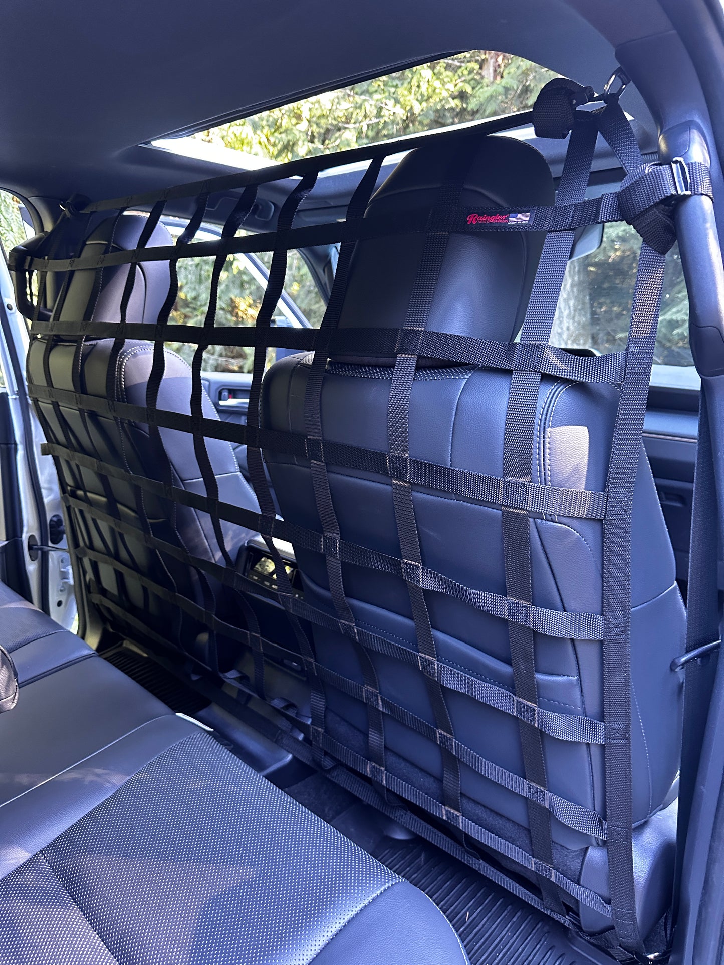 2024 - newer Toyota Land Cruiser (J250) Behind Front Seats Barrier Divider Net-Raingler