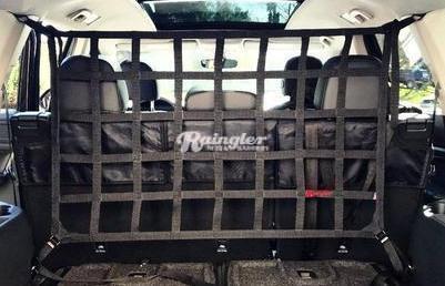 1984 - 2000 Plymouth Voyager Van Behind 3rd Row Seats Rear Barrier Divider Net-Raingler