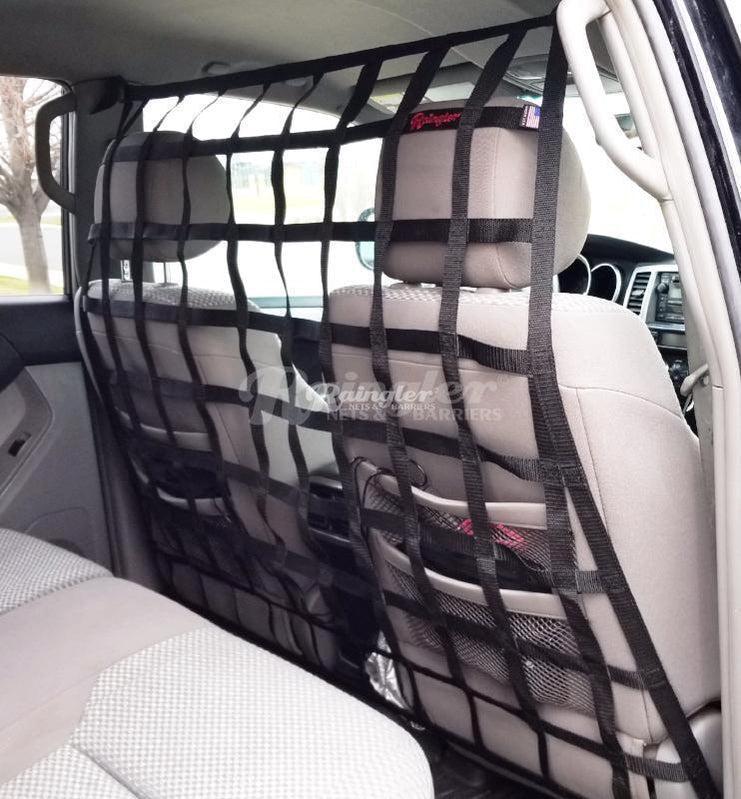 2015 - Newer Toyota Hilux Dual Cab Behind Front Seats Barrier Divider Net-Raingler