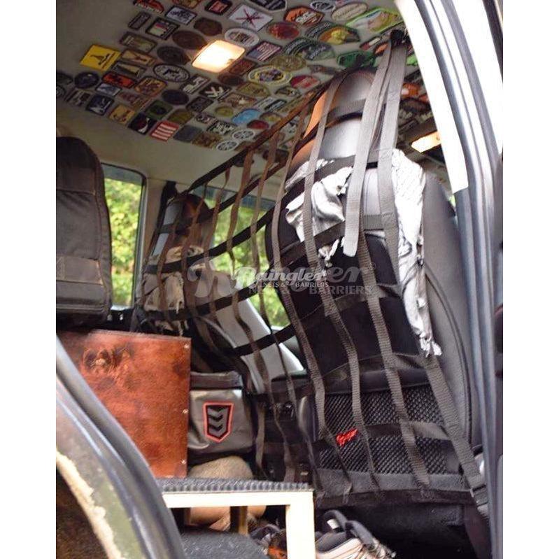 2015 - Newer Toyota Hilux Dual Cab Behind Front Seats Barrier Divider Net-Raingler