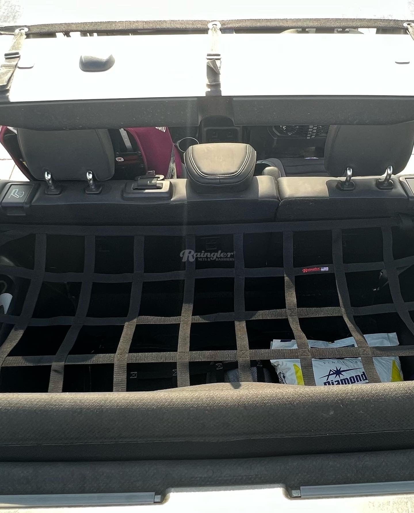 2021 - Newer Ford Bronco 4 Door Cargo Area Containment and Shelf Net