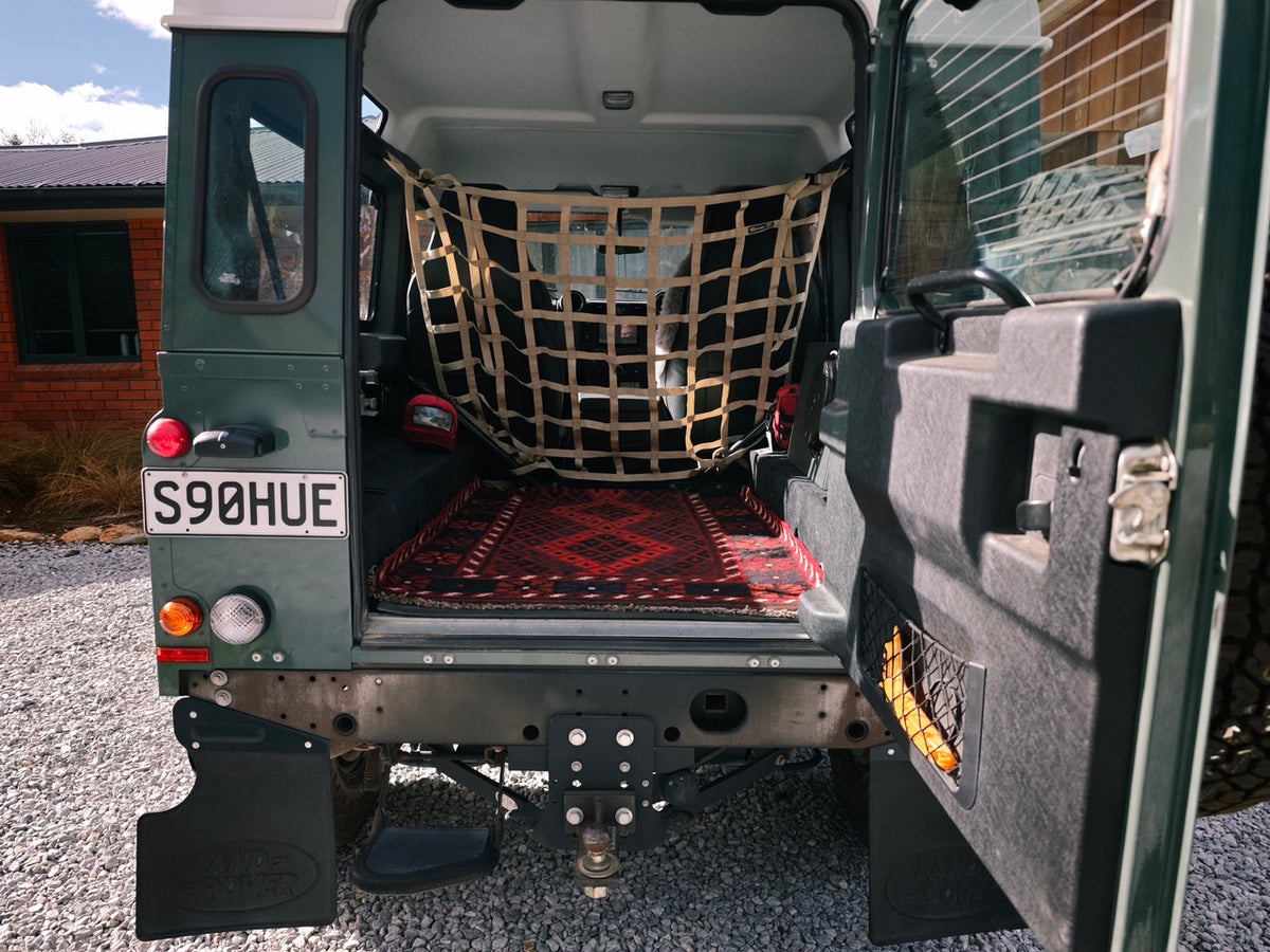 1983 - 2016 Land Rover Defender 90 / 110 Series Series Behind Front Seats Barrier Divider Net-Raingler