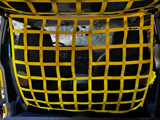1984 - 2001 Jeep Cherokee (XJ) Behind Front Seats Barrier Divider Net-Raingler