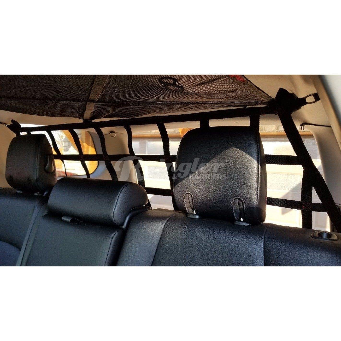 2010 - 2024 Toyota 4Runner 5th Gen (N280) Behind 2nd Row Seats Rear Half Upper Barrier Divider Net - 6-Point-Raingler