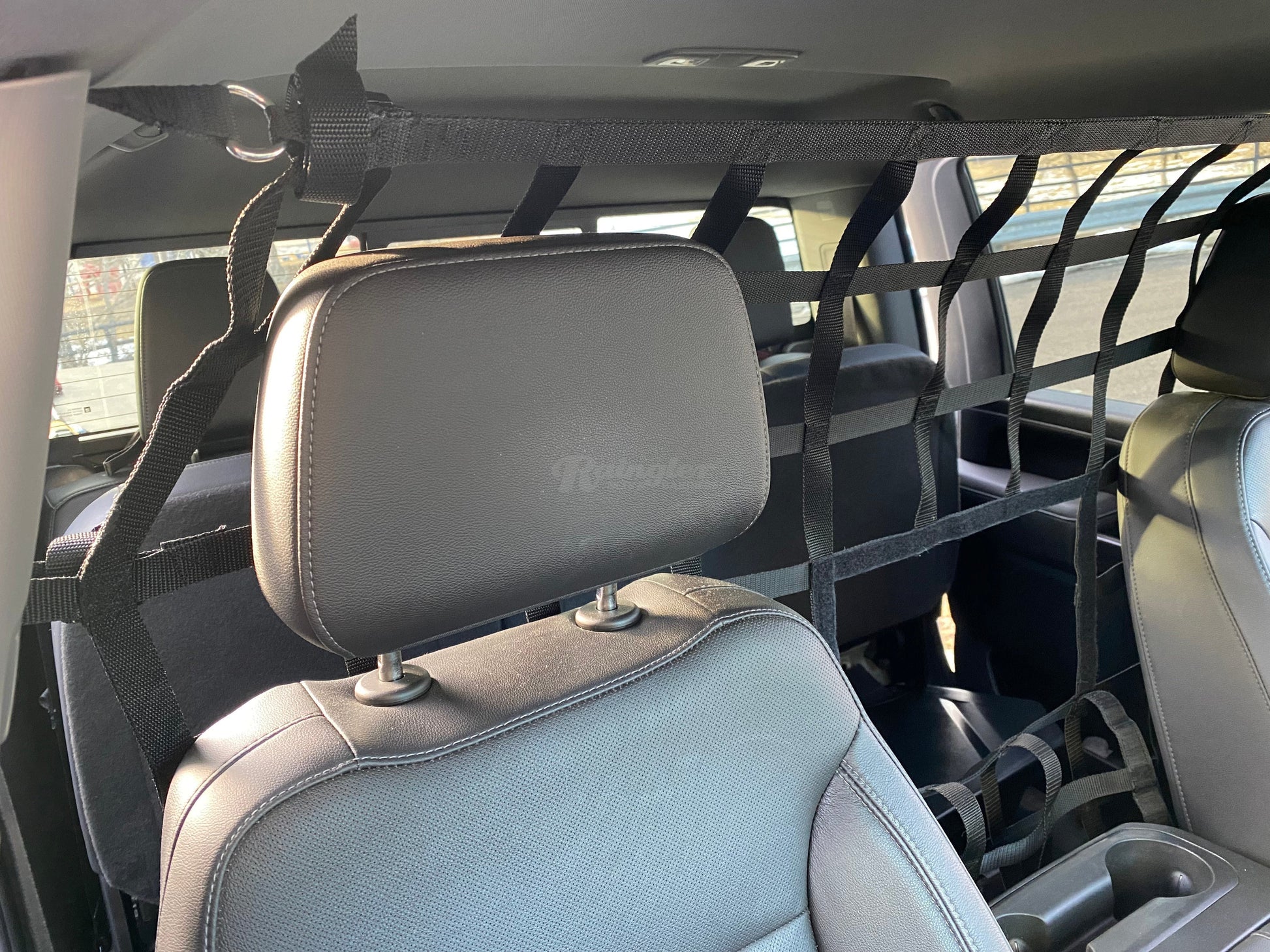 2015 - 2020 Cadillac Escalade Behind Front Seats Barrier Divider Net-Raingler