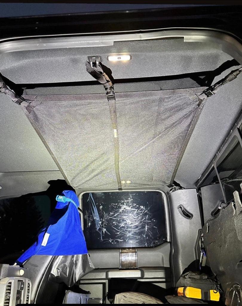 2015 - Newer Ford F150 / Raptor Crew Cab Ceiling Attic Net-Raingler