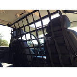 2015 - Newer GMC Sierra 2500 / 3500 Crew Cab / Double Cab Behind Front Seats Barrier Divider Net-Raingler