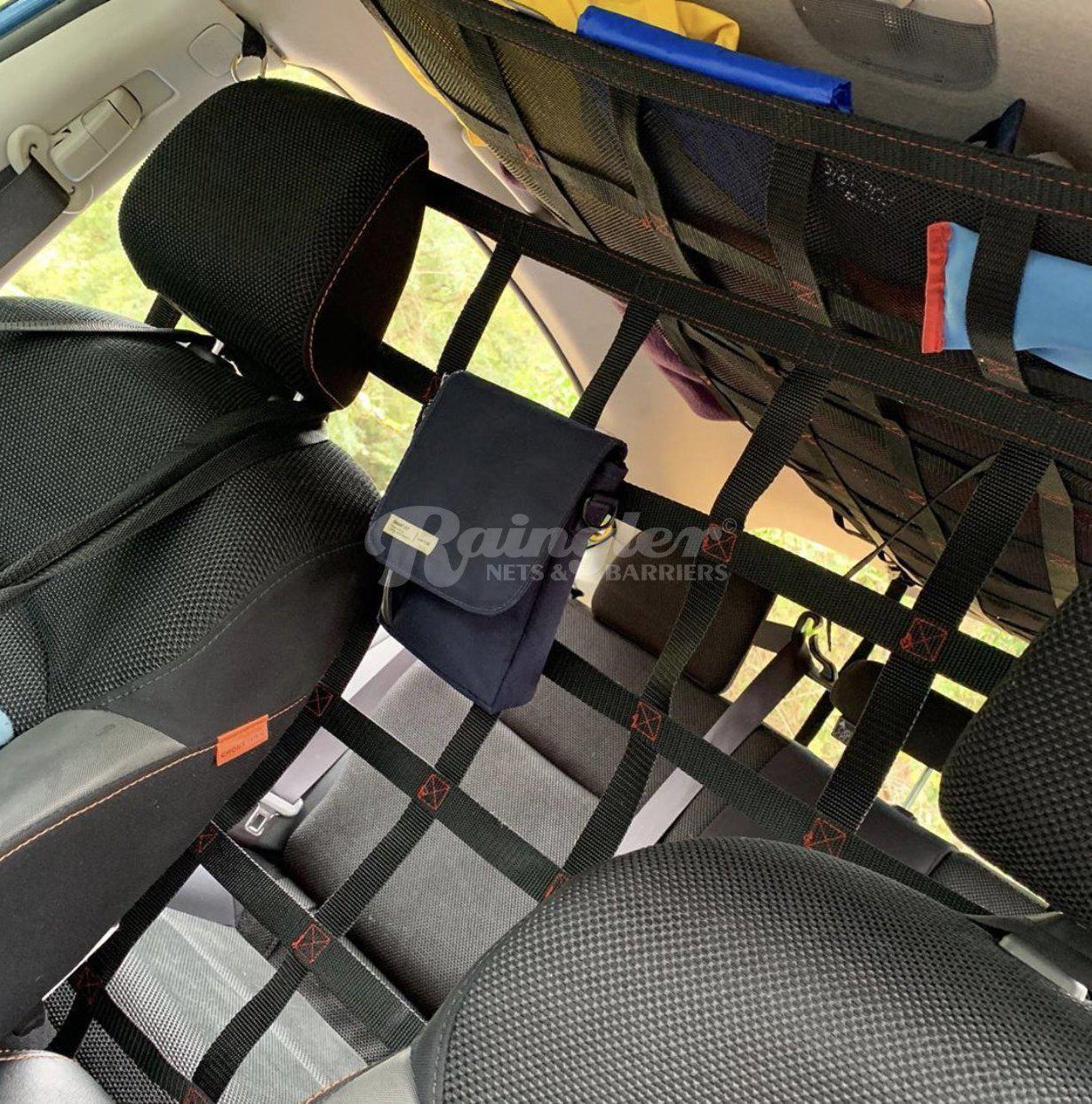 2018 - 2023 Subaru Crosstrek 2nd Gen and Impreza Wagon Behind Front Seats Barrier Divider Net-Raingler