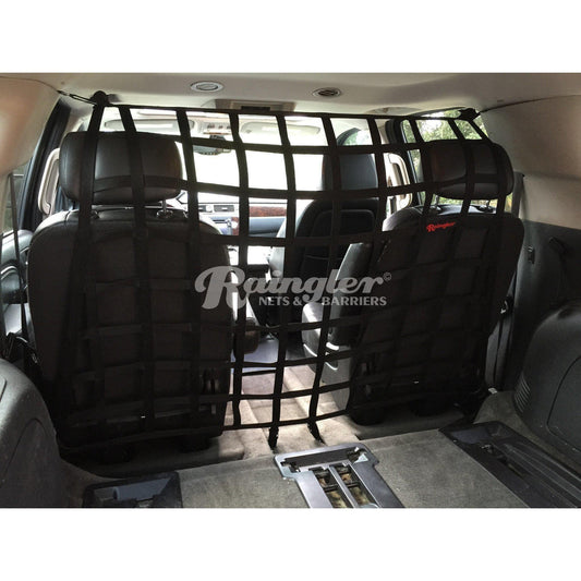 2018 - Newer Chevrolet Traverse Behind 2nd Row Seats Rear Barrier Divider Net-Raingler