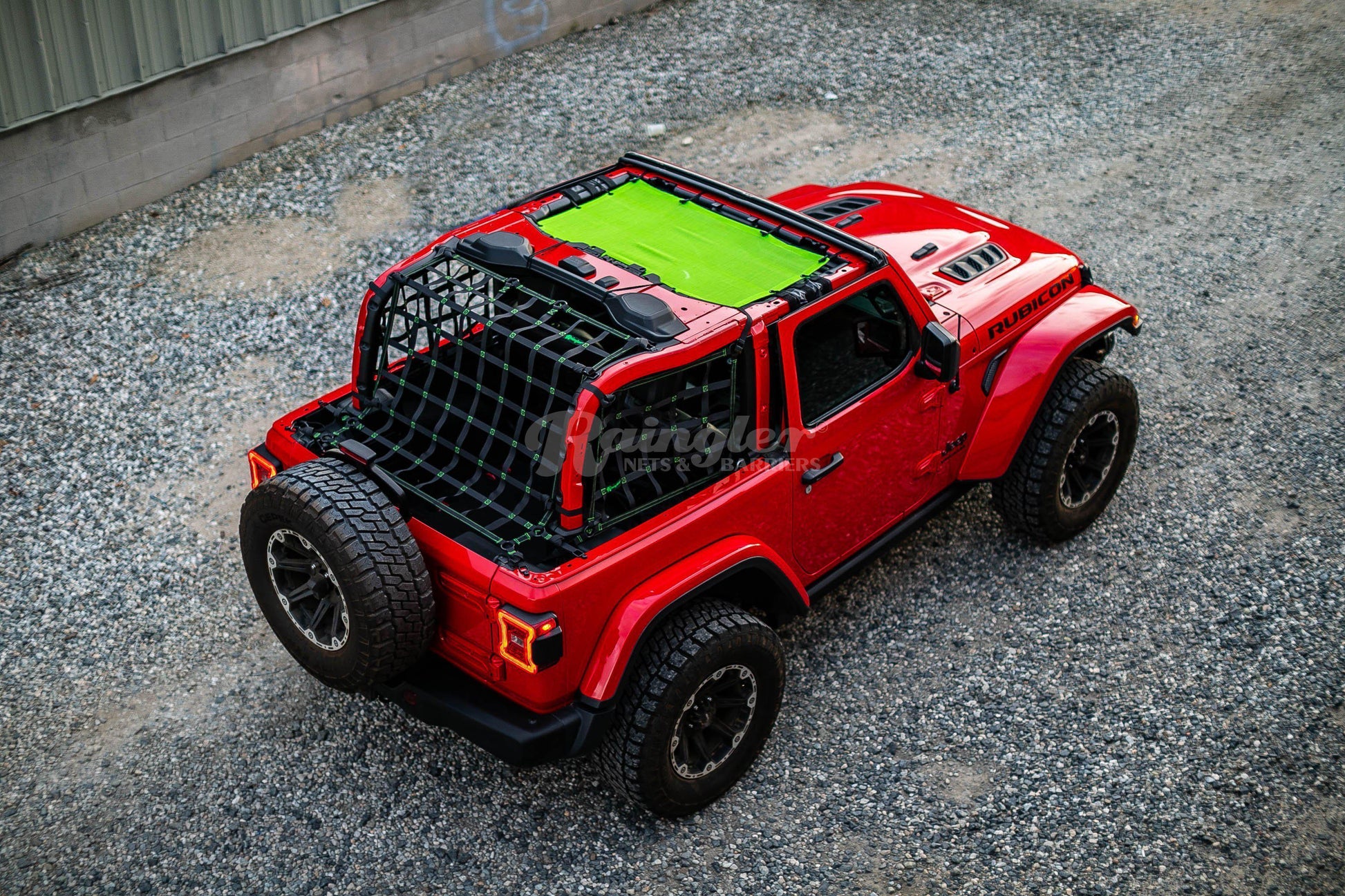 2018 - Newer Jeep Wrangler JL 2 Door 3 Piece Net System-Raingler