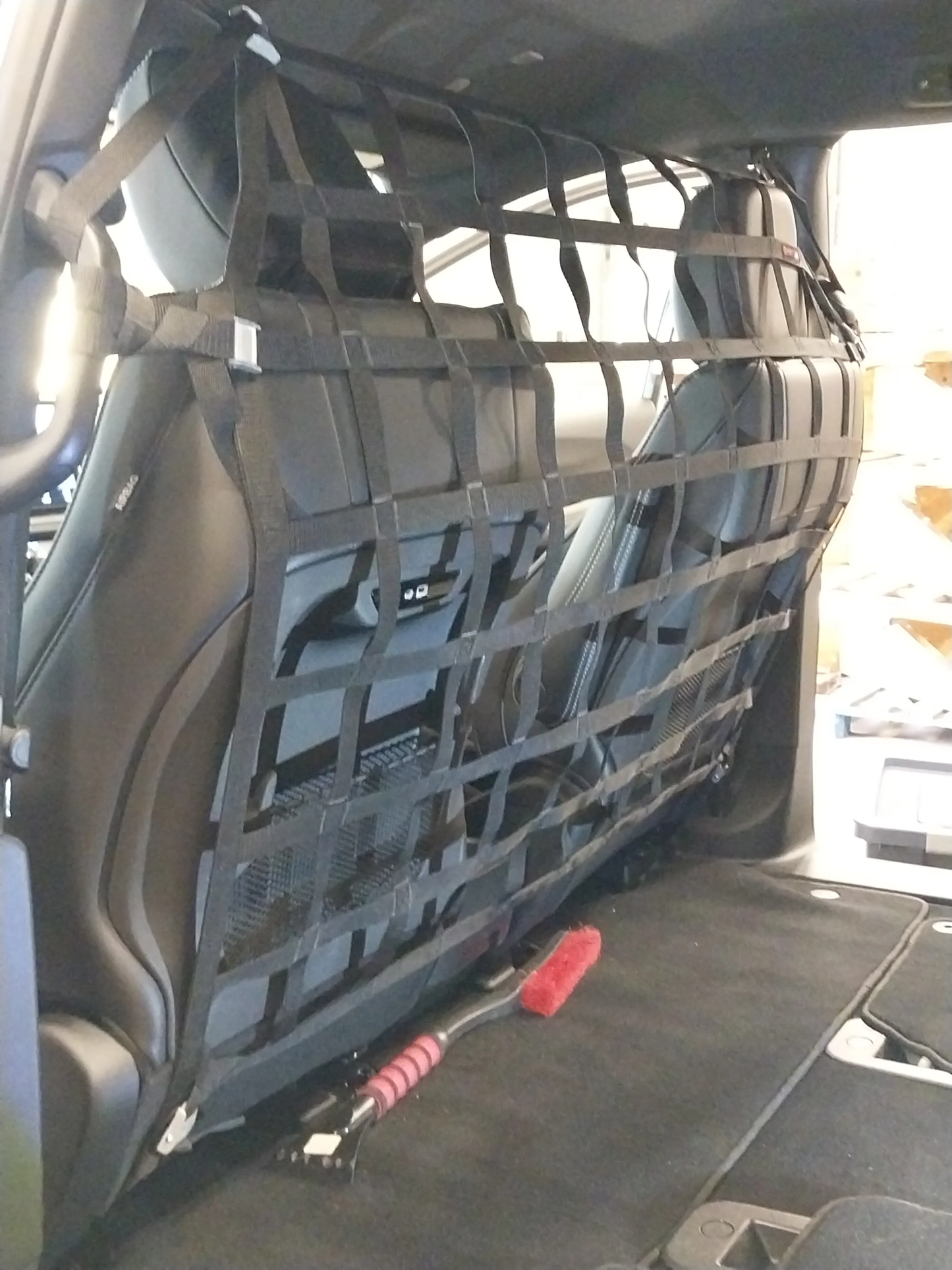 2020 - Newer Chrysler Voyager Van Behind Front Seats Barrier Divider Net-Raingler