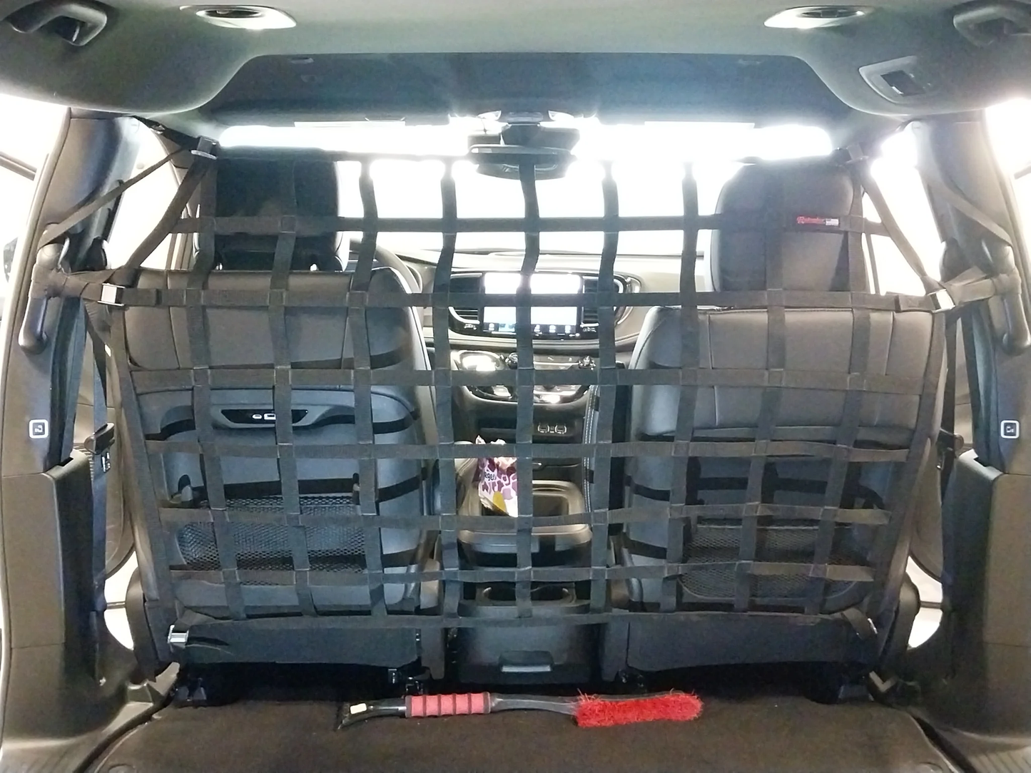 2020 - Newer Chrysler Voyager Van Behind Front Seats Barrier Divider Net-Raingler