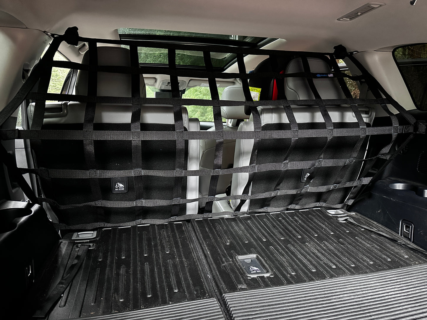 2020 - Newer Toyota Highlander Behind 2nd Row Seats Rear Barrier Divider Net-Raingler