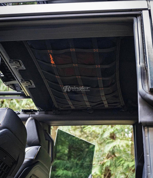 2021 - Newer Ford Bronco EZ Install Above 2nd Row Seat Attic Net-Raingler