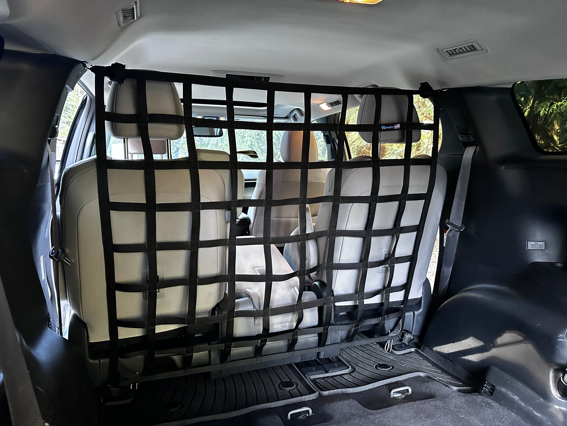2021 - Newer Toyota Sienna Behind 2nd Row Seats Rear Barrier Divider Net-Raingler