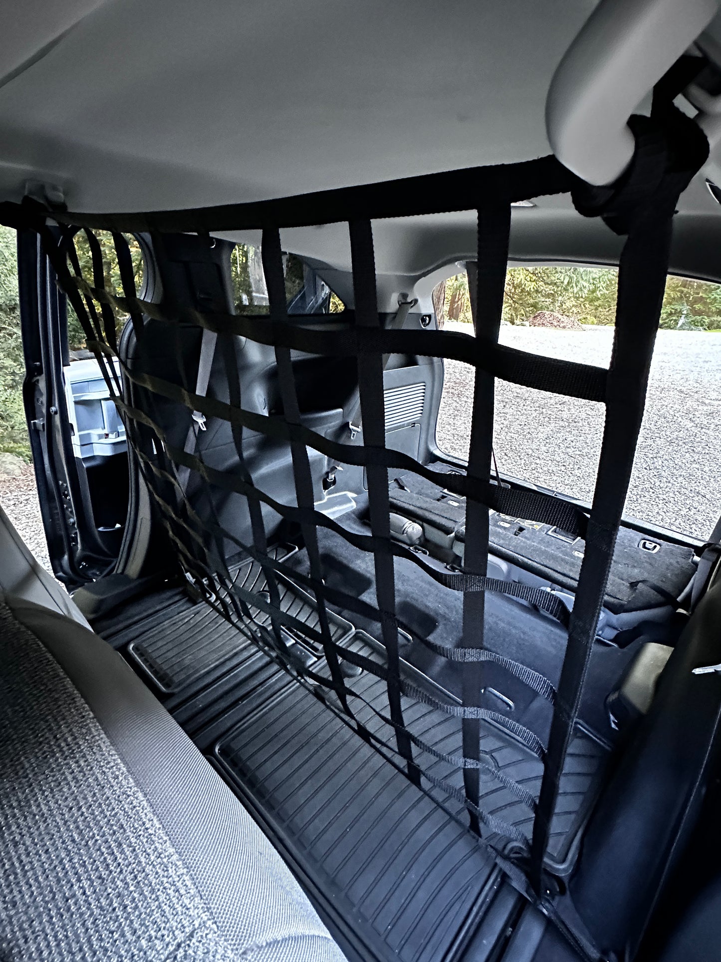 2021 - Newer Toyota Sienna Behind 2nd Row Seats Rear Barrier Divider Net-Raingler