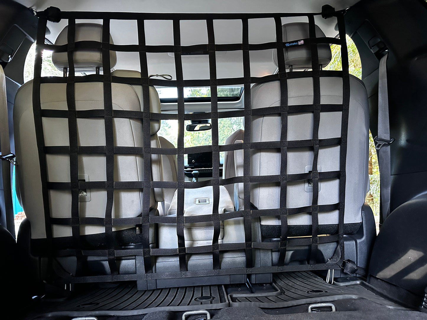 2021 - Newer Toyota Sienna Behind 2nd Row Seats Rear Barrier Divider Net-Raingler