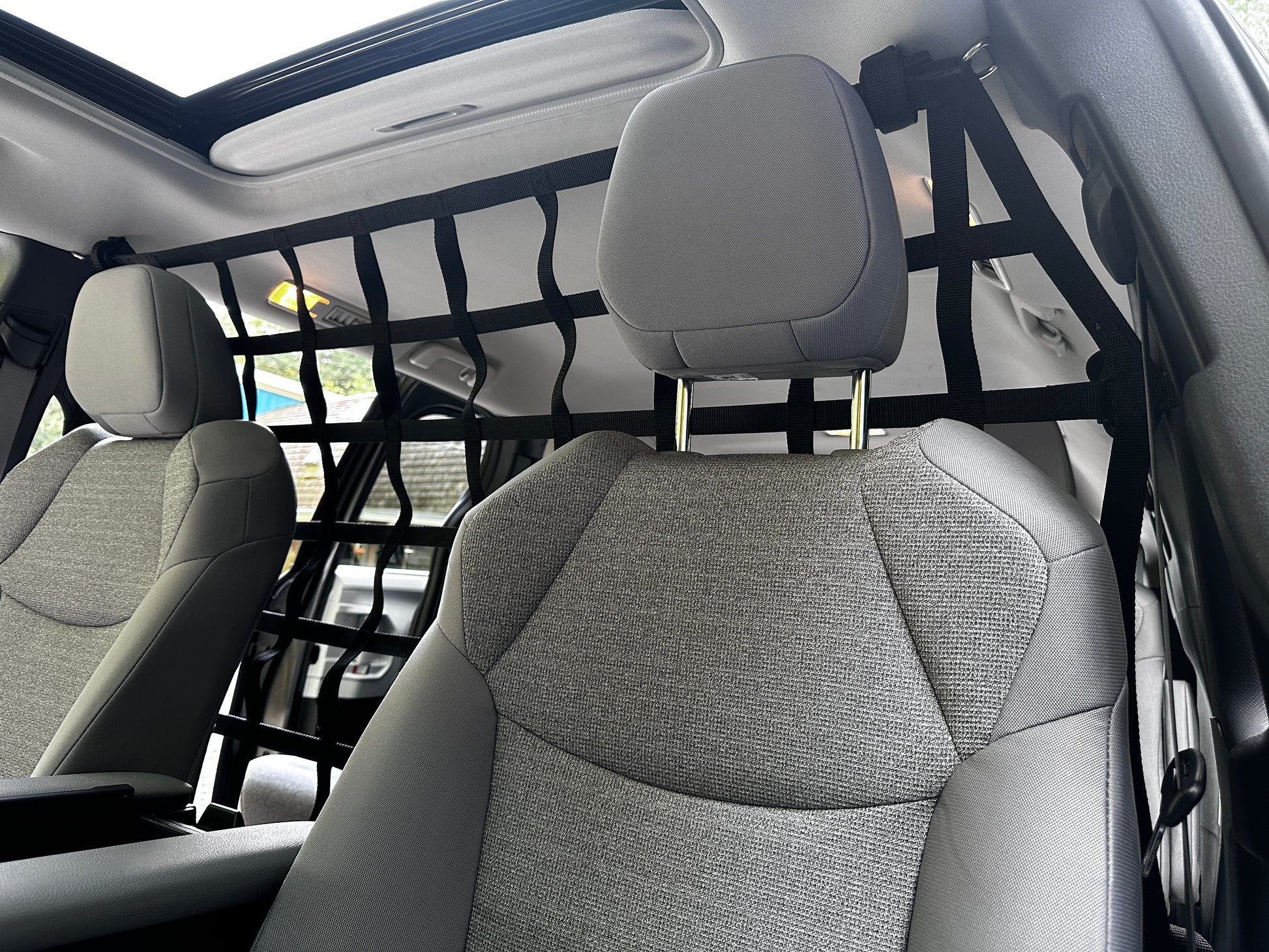 2021 - Newer Toyota Sienna Behind Front Seats Barrier Divider Net-Raingler