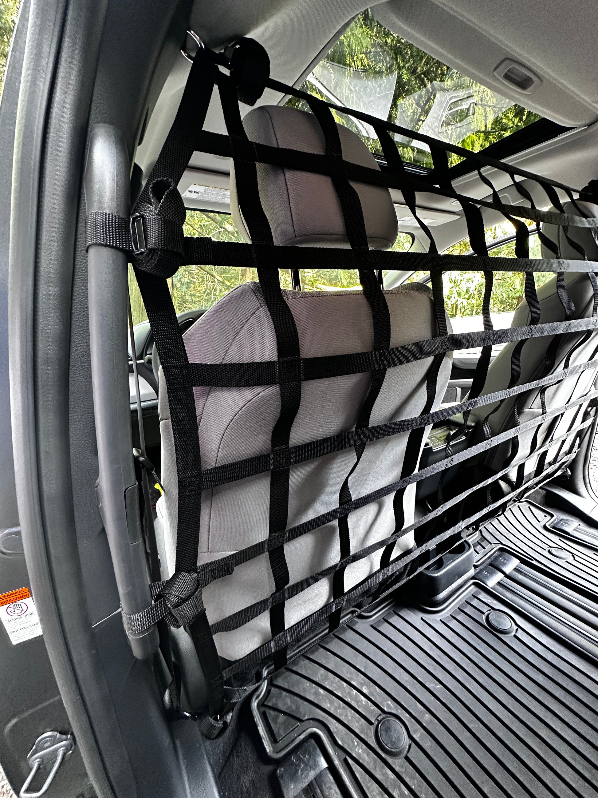 2021 - Newer Toyota Sienna Behind Front Seats Barrier Divider Net-Raingler