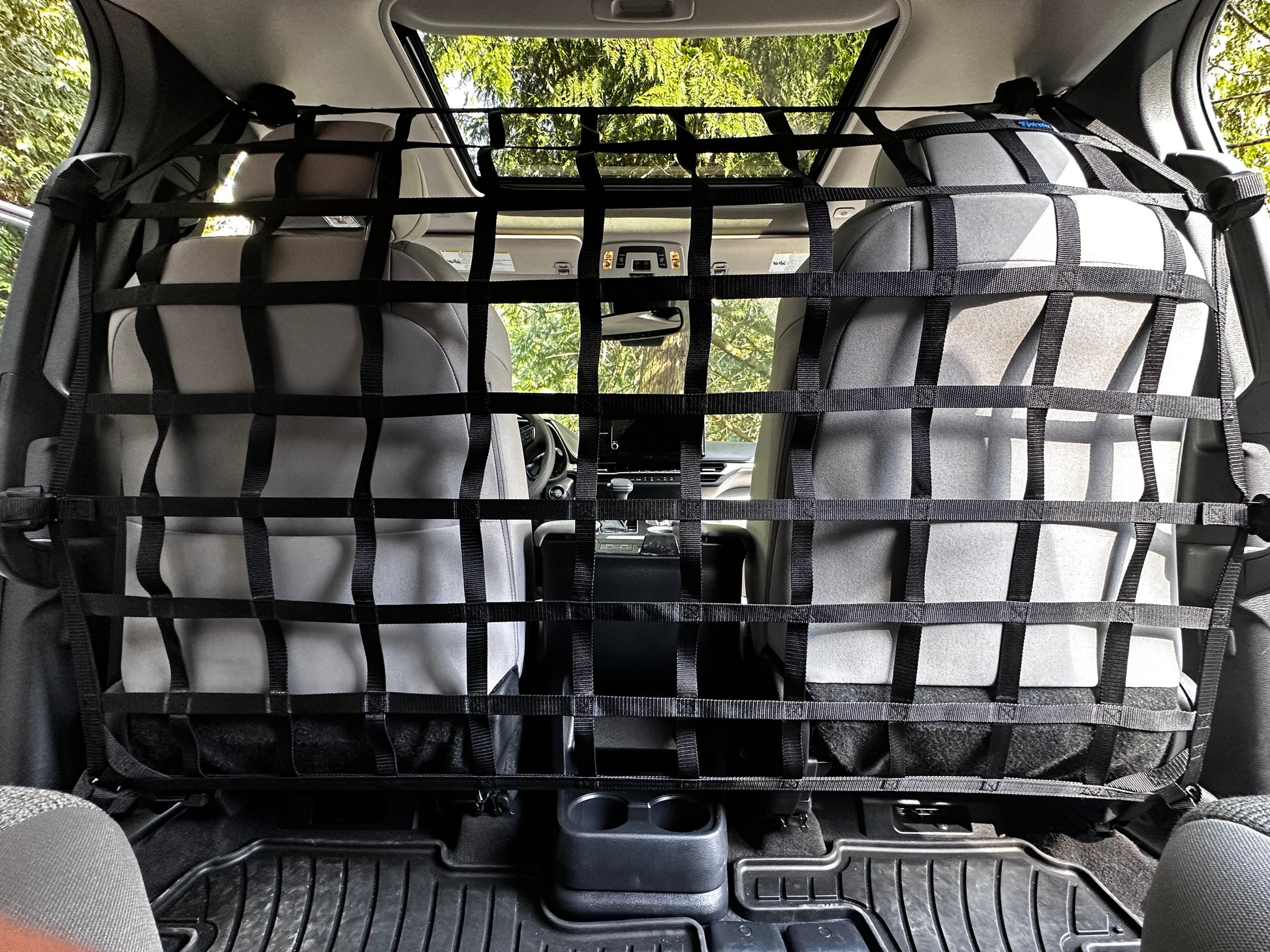 2021 - Newer Toyota Sienna Behind Front Seats Barrier Divider Net-Raingler