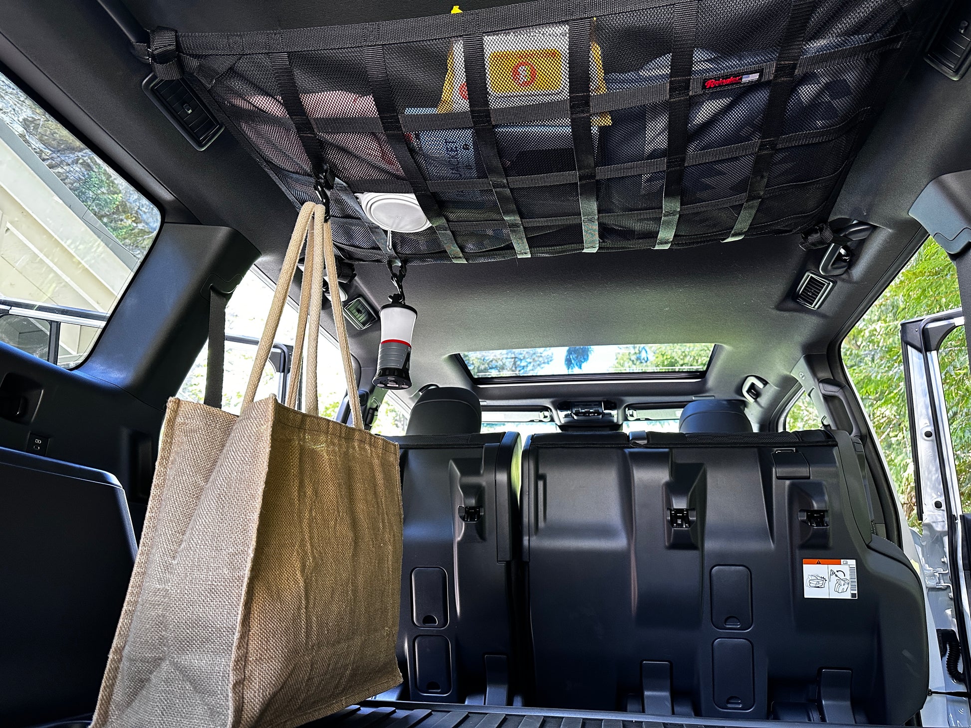 2024 - Newer Toyota Land Cruiser (J250) EZ Install Cargo Area Ceiling Attic Net-Raingler