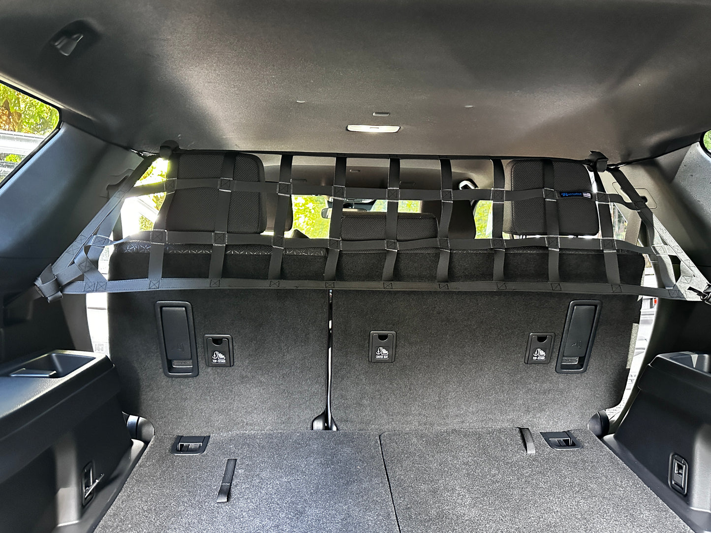 2025 - Newer Toyota 4Runner 6th Gen (N500) Behind 2nd Row Rear Upper Half Barrier Divider Net-Raingler