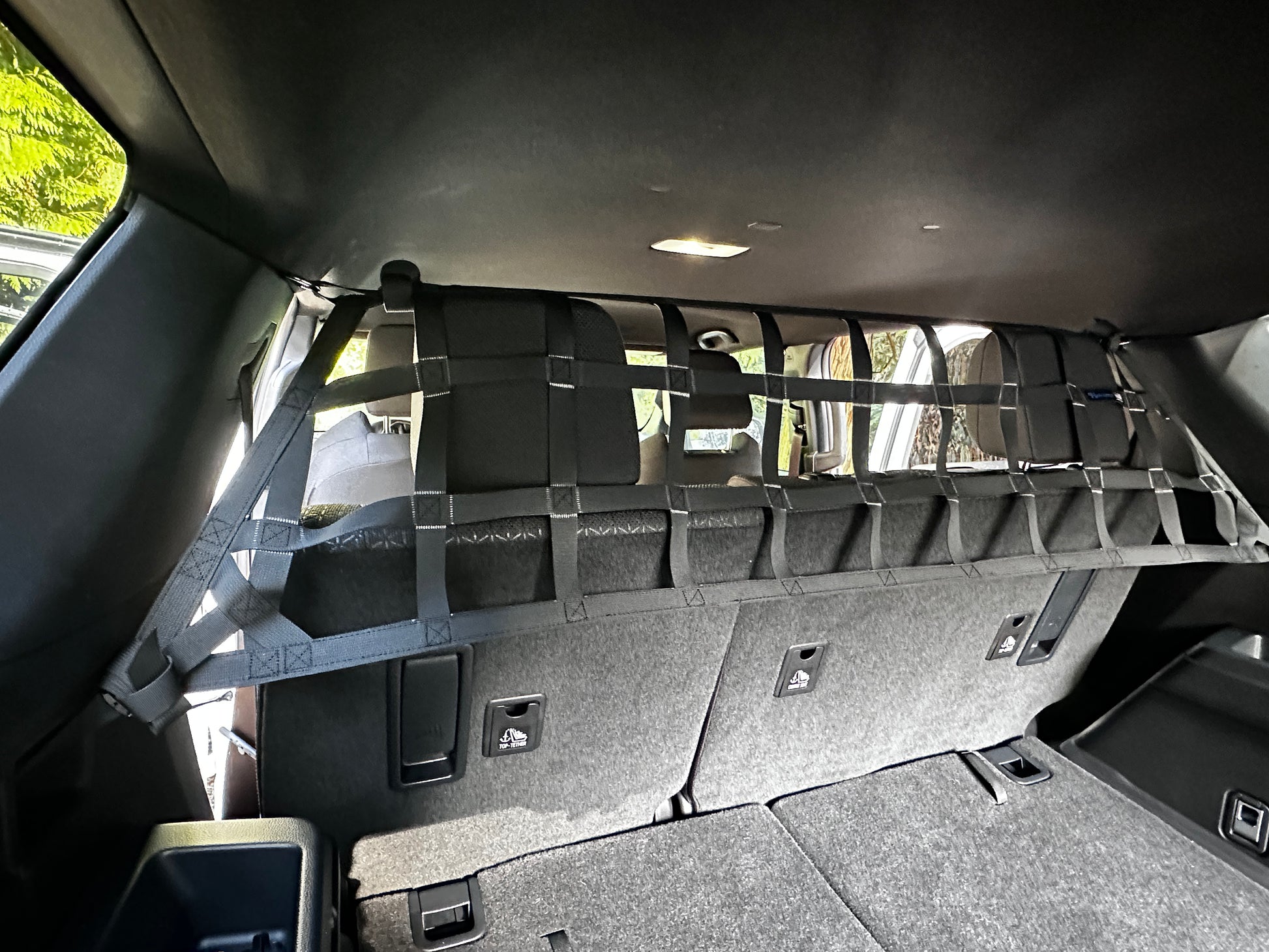 2025 - Newer Toyota 4Runner 6th Gen (N500) Behind 2nd Row Rear Upper Half Barrier Divider Net-Raingler