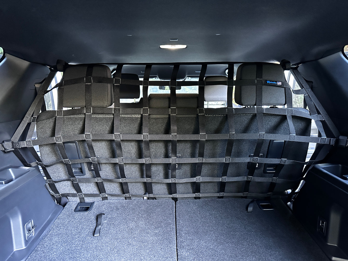 2025 - Newer Toyota 4Runner 6th Gen (N500) Behind 2nd Row Seat To Floor Rear Barrier Divider Net-Raingler