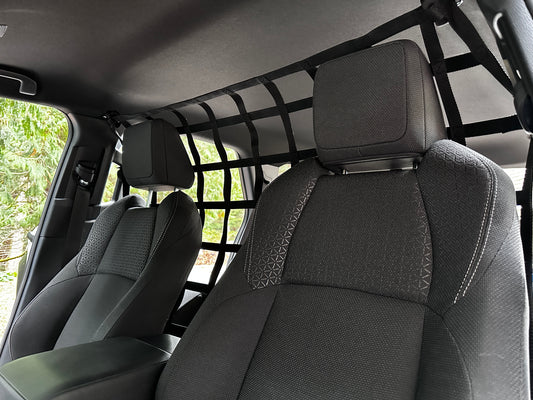 2025 - Newer Toyota 4Runner 6th Gen (N500) Behind Front Seats Barrier Divider Net-Raingler