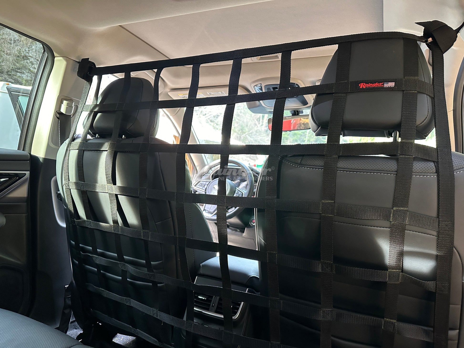 2026 - Newer Subaru Outback Behind Front Seats Barrier Divider Net-Raingler