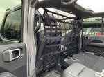 BLEM 2018 - Newer Jeep Wrangler JLU/Gladiator Behind Front Seats Barrier Divider Net