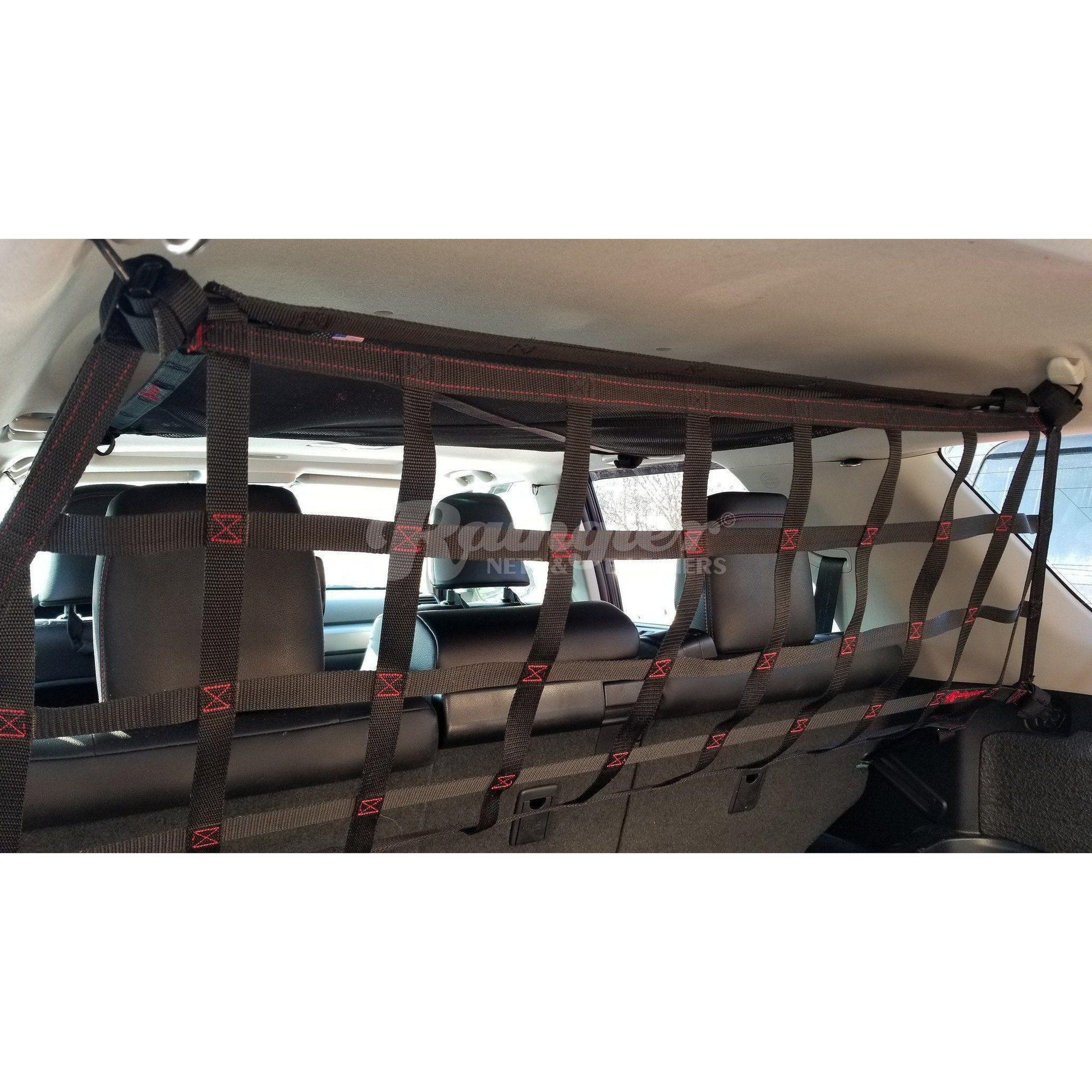 Blem 2010 - 2024 Toyota 4Runner 5th Gen (N280) Behind 2nd Row Seats Rear Half Upper Barrier Divider Net - 6-Point-Raingler