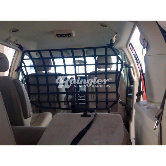1990 - 2016 Chrysler Town and Country Van Behind Front Seats Barrier Divider Net-Raingler