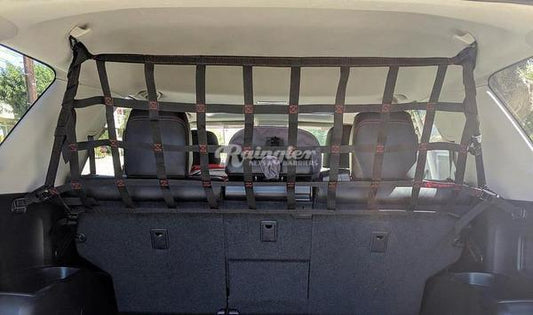 1993 - 2010 Jeep Grand Cherokee Behind 2nd Row Seats Rear Upper Half Barrier Divider Net-Raingler