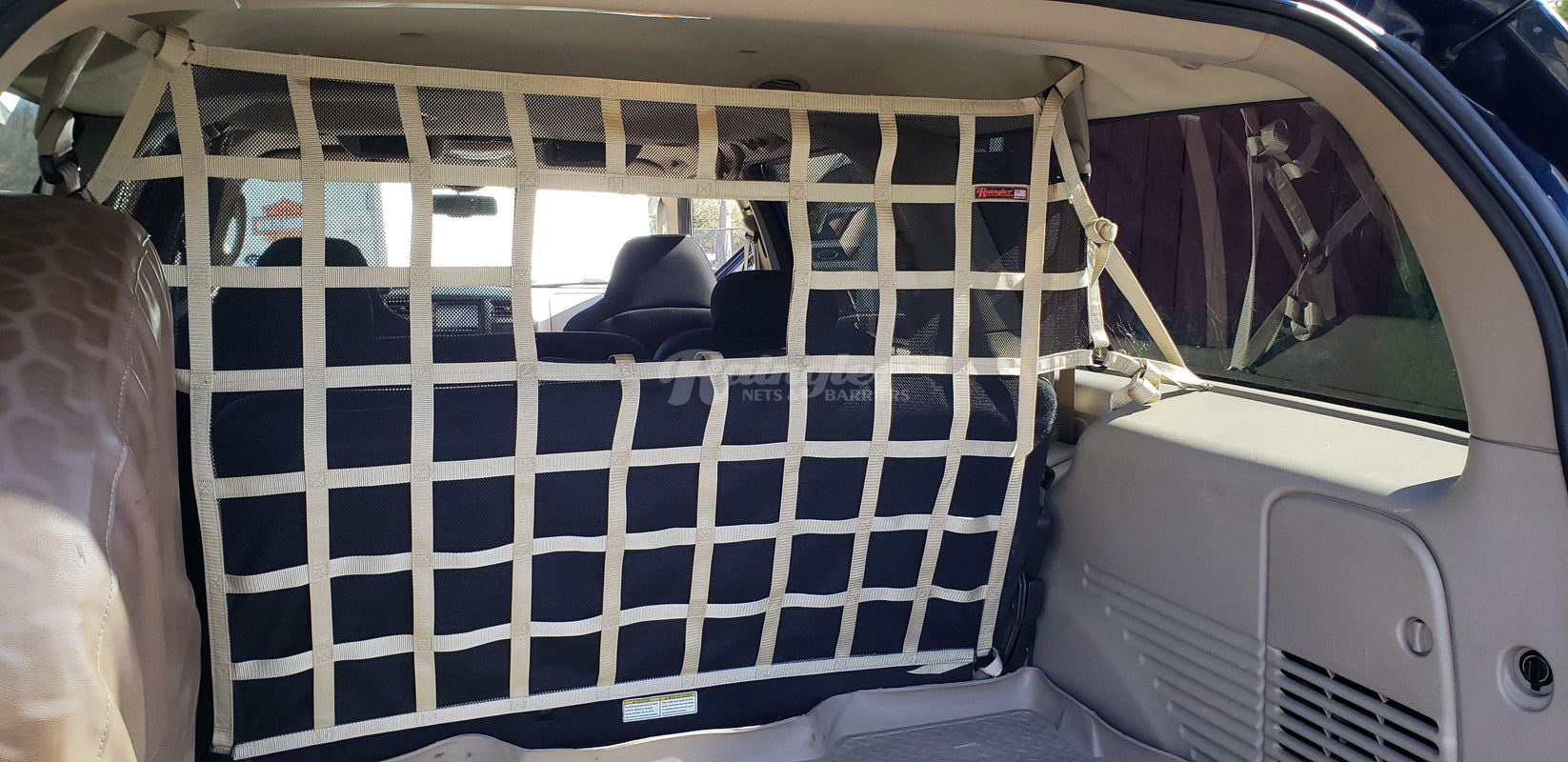 1999 - 2005 Ford Excursion Behind 3rd Row Rear Seat Barrier Divider Ne ...