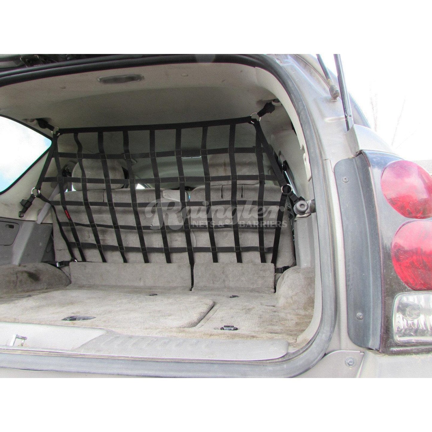 2002 - 2008 Chevrolet TrailBlazer Behind 2nd Row Seats Rear Barrier Divider Net-Raingler