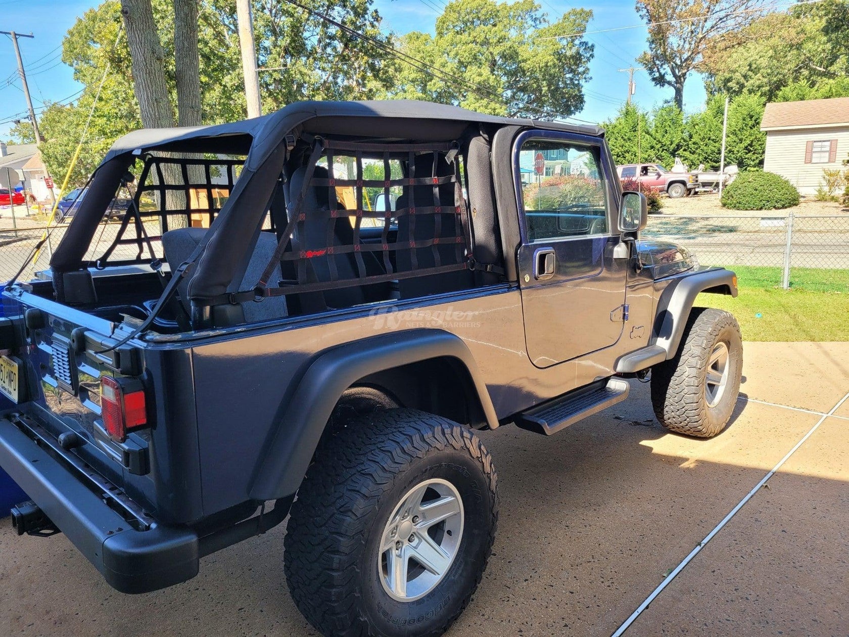 2004 - 2006 Jeep Wrangler LJ Unlimited Side Window Nets – Raingler