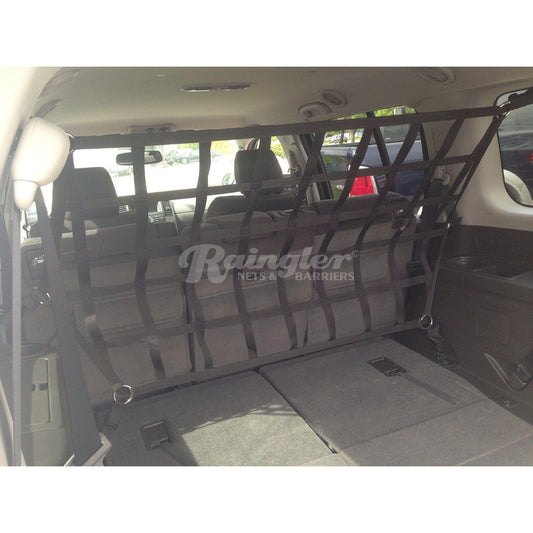 2005 - 2012 Nissan Pathfinder (R51) Behind Front or Rear Seats Barrier Divider Net - Dual Position-Raingler