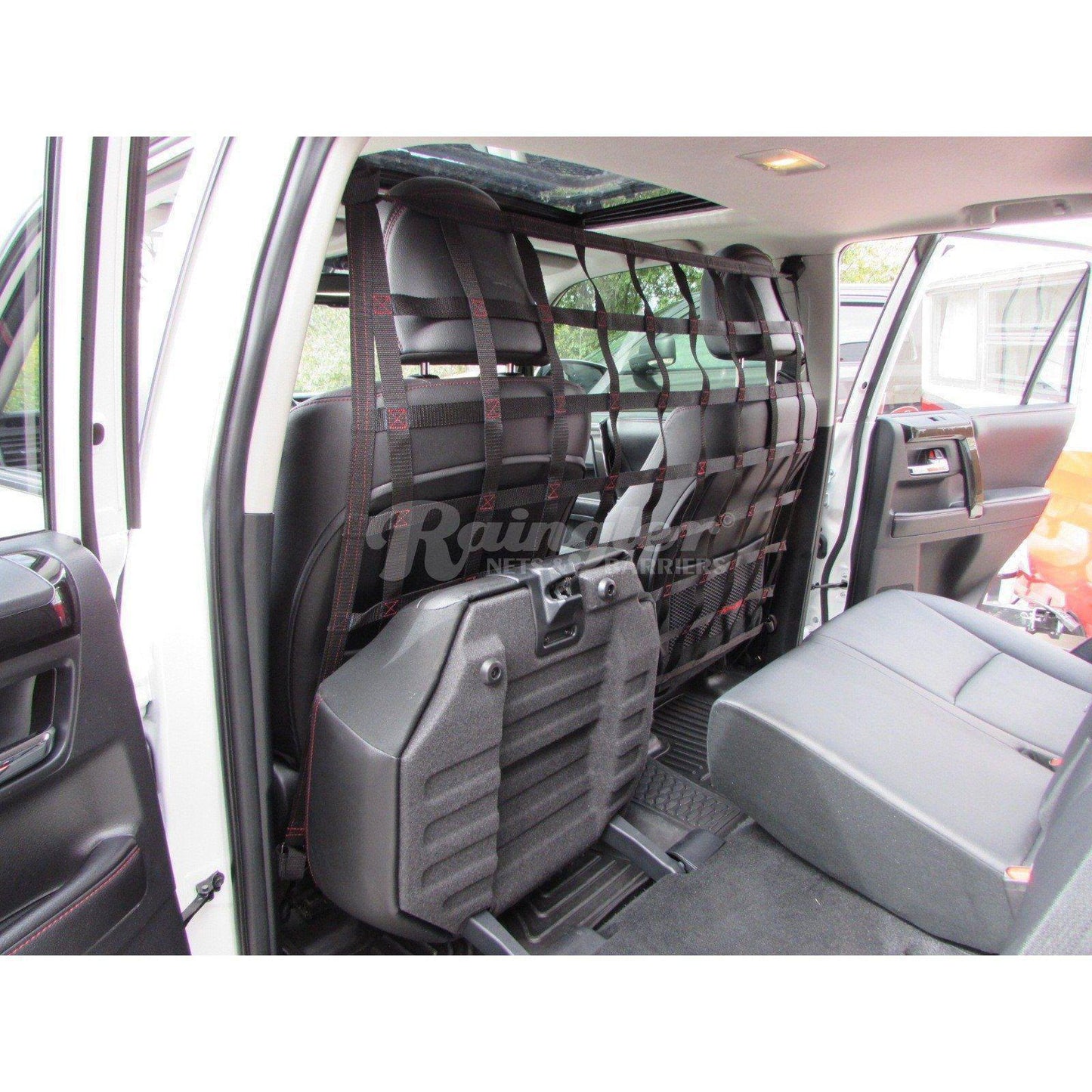 2005 -2015 Toyota Tacoma Access Cab / Double Cab Behind Front Seat Barrier Divider Net-Raingler