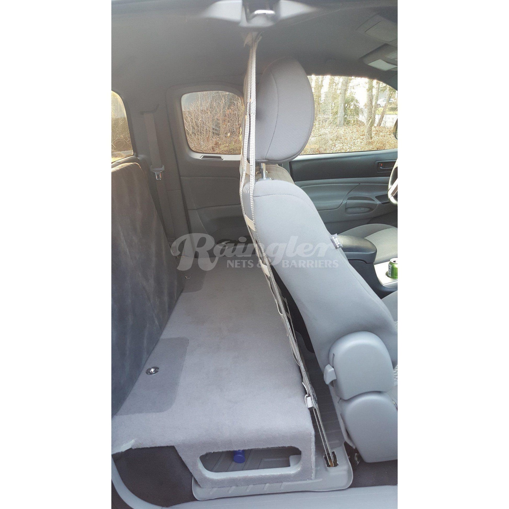 2005 -2015 Toyota Tacoma Access Cab / Double Cab Behind Front Seat Barrier Divider Net-Raingler