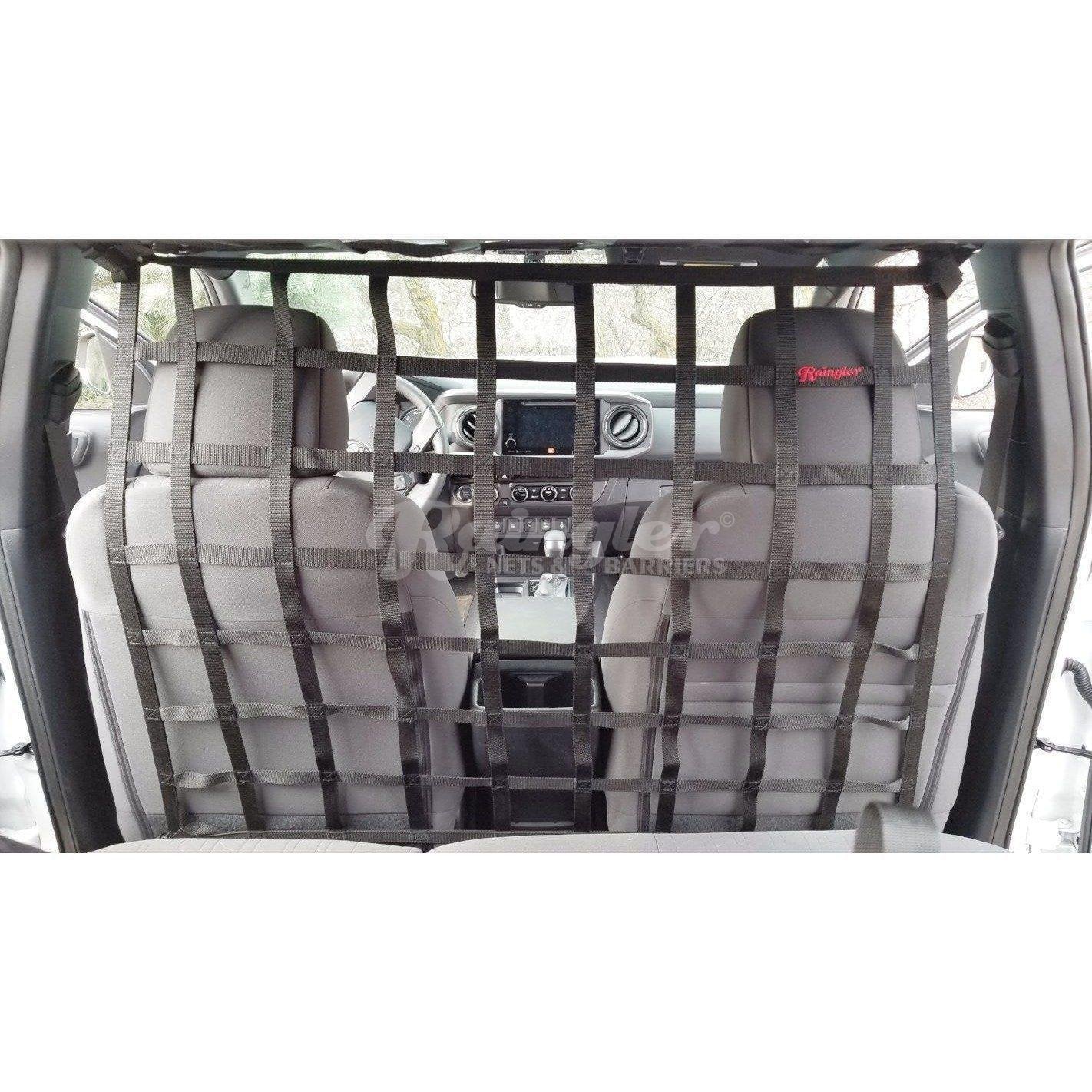 2005 -2015 Toyota Tacoma Access Cab / Double Cab Behind Front Seat Barrier Divider Net-Raingler