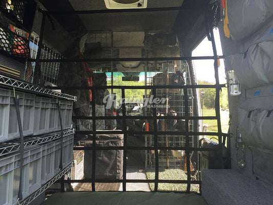 2006 - Newer Sprinter Standard Roof Model Rear Barrier Divider Net-Raingler