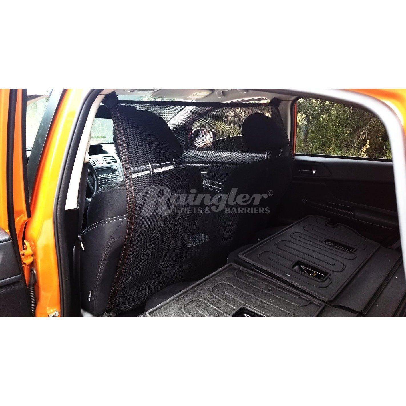 2007 - 2017 Subaru Crosstrek XV Behind Front Seats Barrier Divider Net-Raingler