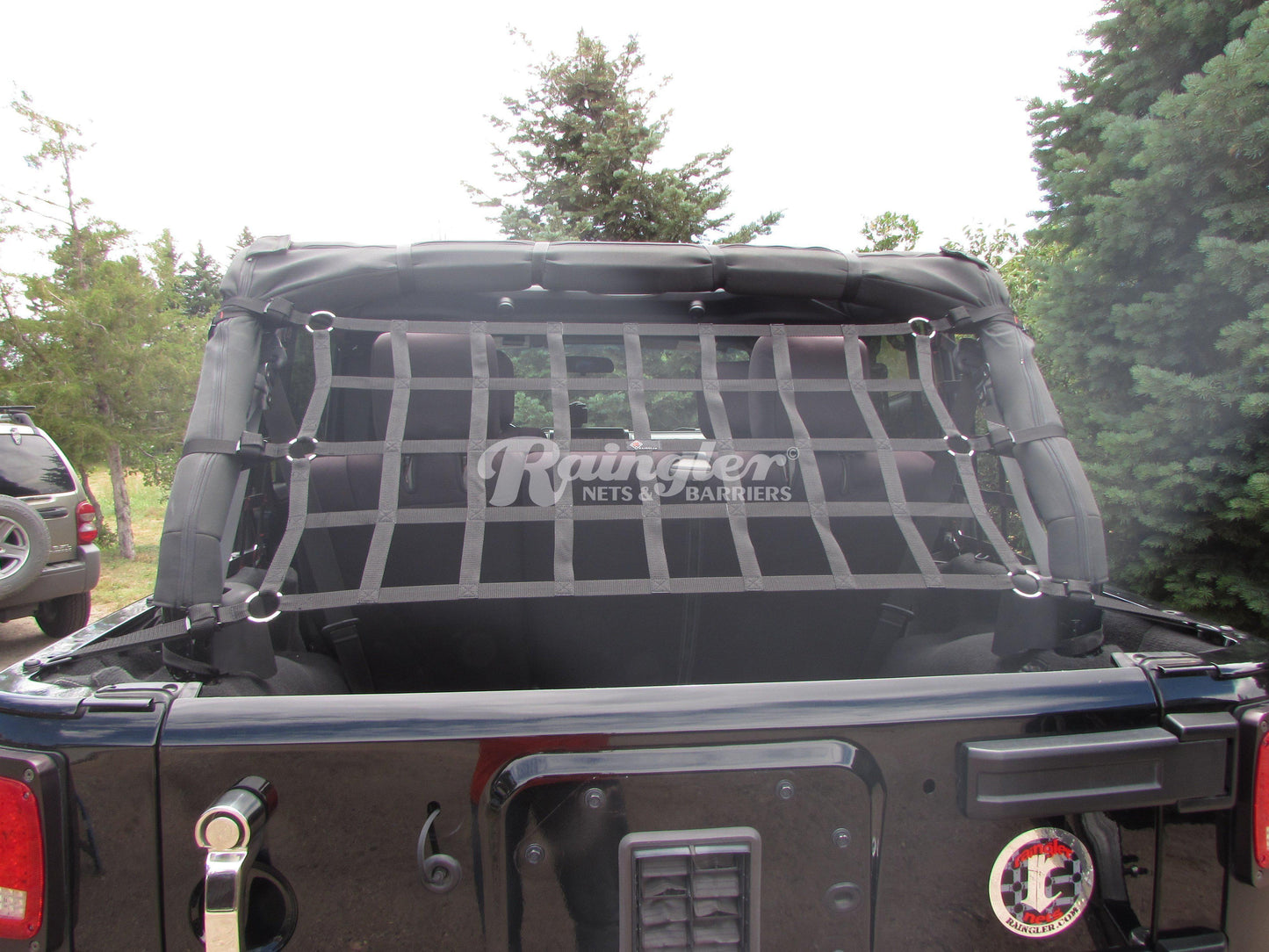 2007 - 2018 Jeep JK JKU Wrangler Overhead Ceiling Attic Net-Raingler