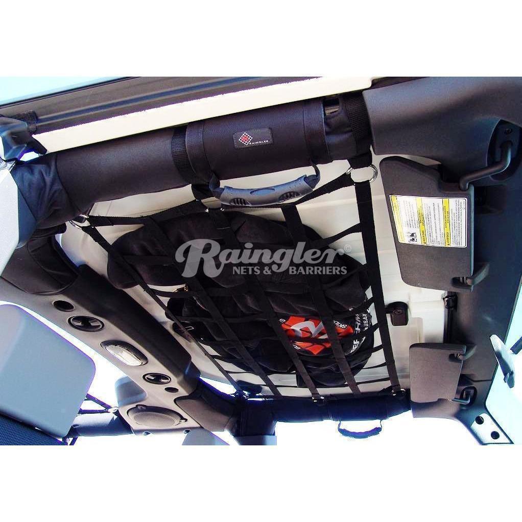 2007 - 2018 Jeep JK JKU Wrangler Overhead Ceiling Attic Net-Raingler